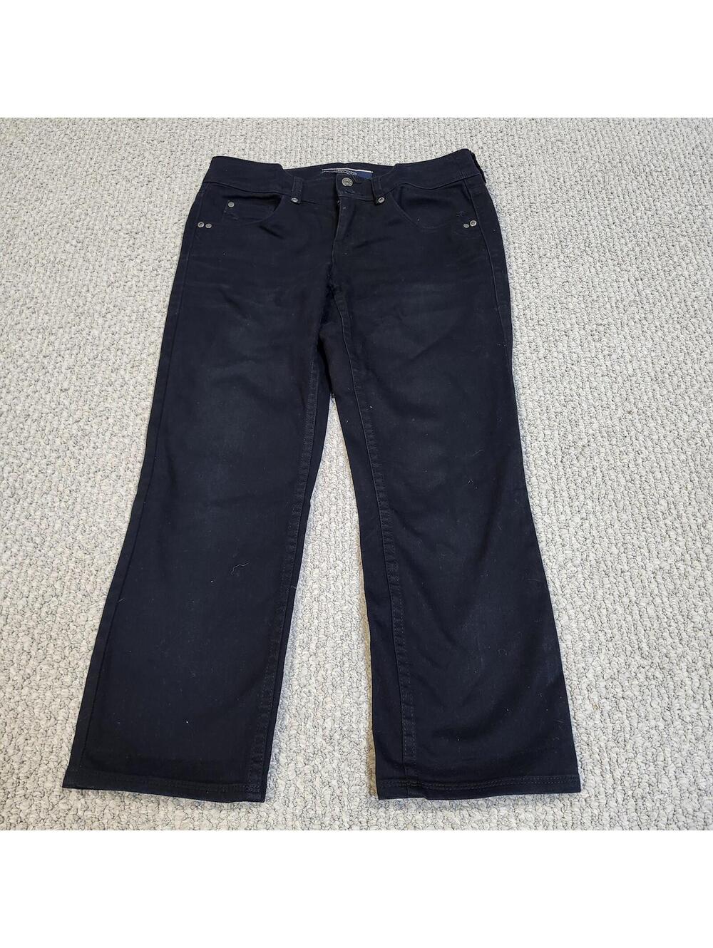 Tommy Bahama Island Crop Black Denim Jeans Size 2